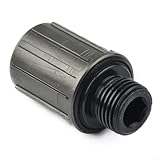 Violiica Steel 8-11 Speed Cassette Hub Body with Washer for MTB Bicycle, for QUANDO, for NovaTec, for Fastace Mountain Bike Hubs(8-11s black bearing)