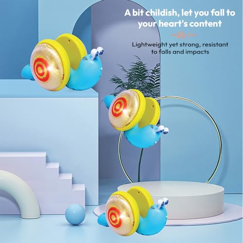Image of StarAndDaisy Snail Tune Musical Pull-Along Toy for Baby |Lights, Music & Smooth Wheels | Safe Design Injury-Free Edges | Enhances Sensory, Auditory & Motor Skills 12+ Months Kids.
