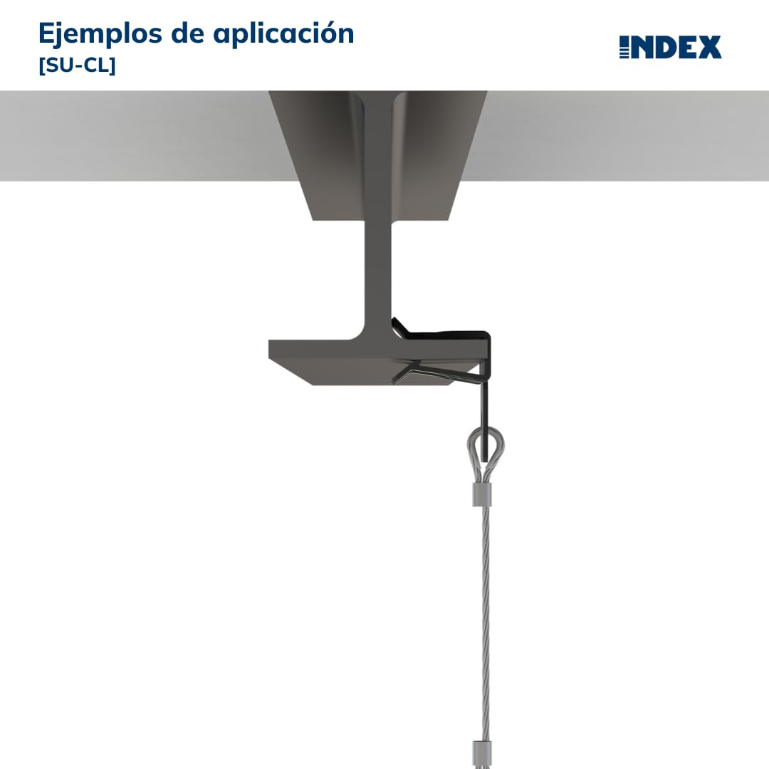Index Sucl10 – Clip orizzontale per travi di spessore 10 – 15 mm