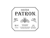 Patron Silver Tequila Edible Cake Topper- 8' Round