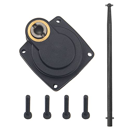 ShareGoo Electric Roto Starter E-Start Backplate Power Back Cover 11012 & Drill Start Wand Power Starter Shaft Rod Pin End 11003 for RC 1/8 HSP HPI...