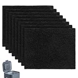 8 Pezzi Filtro Carbone Attivo, per Joseph Joseph Bidoni del Compostaggio, Odore Cibo Cestino Sostituibile Rettangolo Carbone Attivo Filtri Pad, Filtri per interni cucina,Ecologici e resistenti