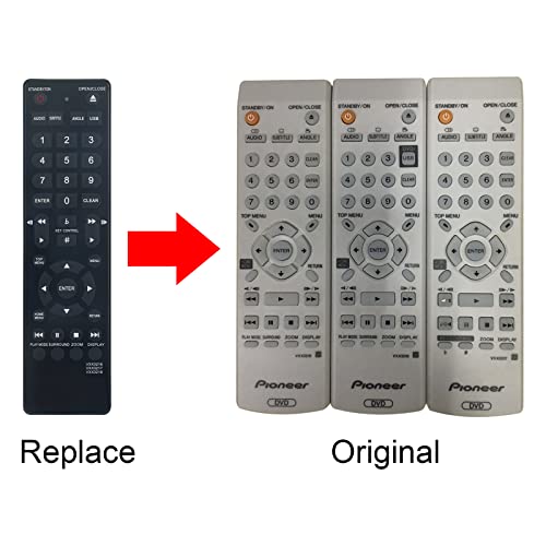VINABTY VXX3216/VXX3217/VXX3218 Replaced Remote Control dedicated for Pioneer Blu-Ray DVD Recorder DV-400V-K DV-463 DV-270 DV-271 DV-275 DV-360 DV-464 DV-2650 DV-266-S DV-353 DV-466-K DV-270-S - Image 2