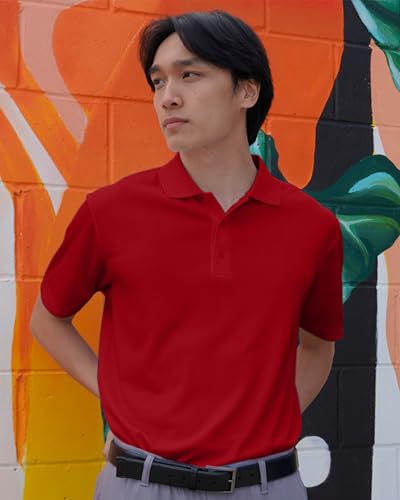 Polo de malla anti sudor Vantage para hombre poliéster fresco talla L 2