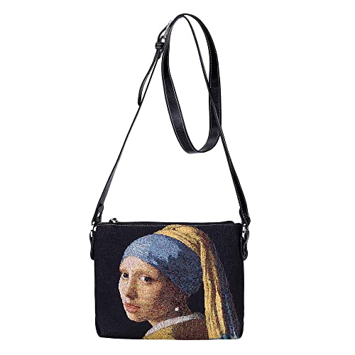 Image of Signare Tapestry Crossbody Bag Sling Shoulder Purse for Women