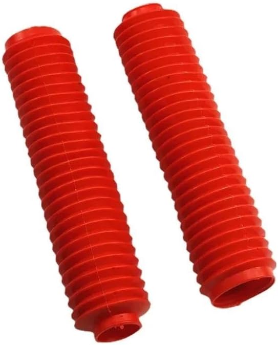 40mmユニバーサルフォーク バイク用ダストジャケットカバー ダートオフバイク レッドラバーブーツ ステアリングダンパー