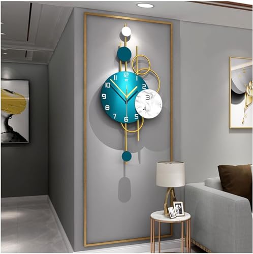 Horloge murale décorative grand format pour grand mur de séjour - 4
