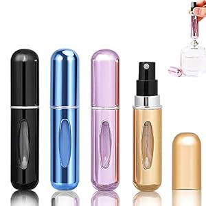 4 stuks geurverstuivers, geurverstuivers, 5 ml, draagbare spuitfles, voor reizen, navulbaar, mini-geurspray…