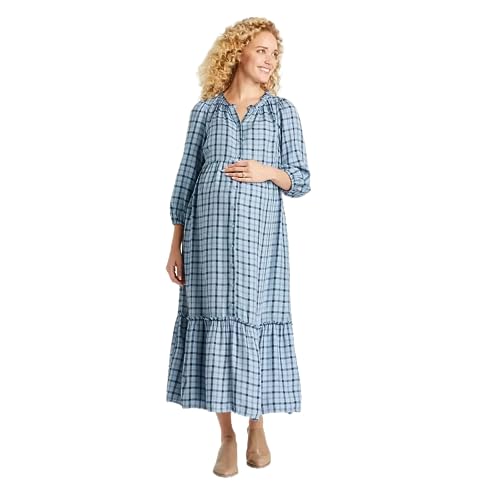 isabel maternity dress Ingrid & Isabel Isabel Maternity Women's 3/4 Sleeve Modern House Maternity  Dress
