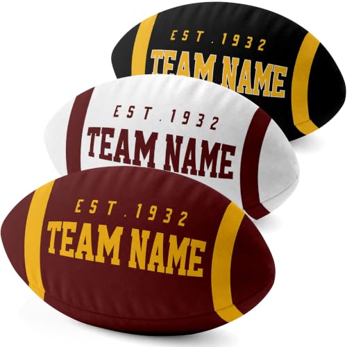 Image of ANTKING W Throw Pillow 2 Packs Custom Name Number Gifts | Personalized Gift for Youth for Birthday Christmas
