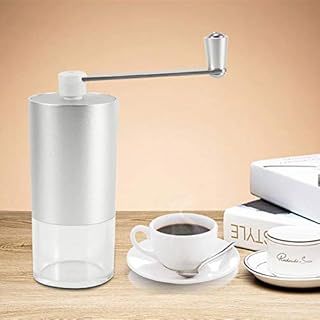 YLLN Macinacaffè manualeMacinacaffè Macinacaffè Manuale Macinacaffè Portatile Macinacaffè in Alluminio Macchina per caffè Accessori per macinacaffè 4.5 * 12 cm