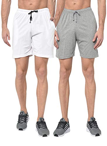 Image of Mack Jonney Cotton Blended Multi Shorts for Men (Pack of 2)-D11 0002-P