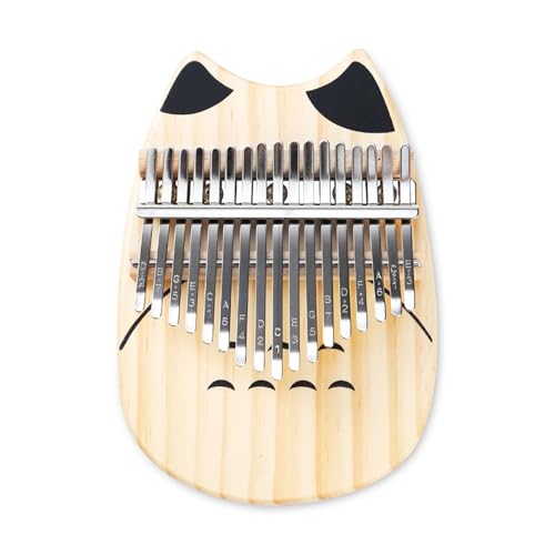 Kalimba 17 touches en bois : apprenez la musique sans solfège facilement
