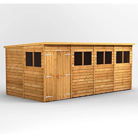Powersheds Premium Wooden Shed with Flexibility Cover