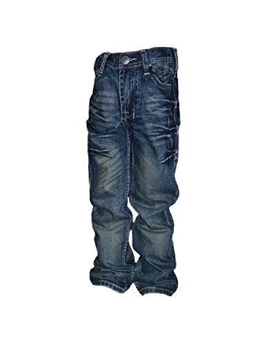 B. Tuff Western Denim Jeans Boys Steel Bootcut Med Wash BJSTEE2
