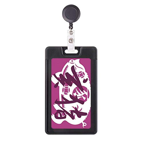 Étui rétractable pour badge aux finitions soignées porc chinois