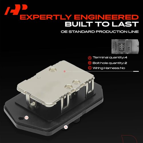Image of A-Premium Front HVAC Blower Motor Resistor Compatible with Subaru Models | for Outback /Legacy 2010-2019