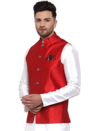 Image of Jompers Men's Geometric Print Waistcoats /Nehru jeckets.