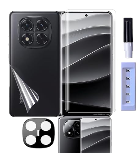 Image of FabeKee Tempered Glass Screen Protector Compatible for redmi note 14 pro plus | Front And Back Screen Guard With camera lens protector 3 in 1 (redmi note 14 pro plus 5g, Combo)