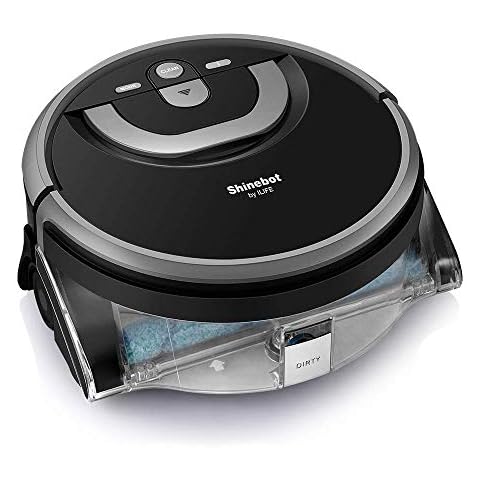 ILIFE Shinebot W400 Floor Washing Scrubbing Robot for Hard Floor, Dual 0.9L Water Tank (Renewed) Cover