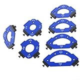 Plusieurs options de taille : ce kit comprend des tailles de rayon allant de R10 à R60, répondant à différentes tailles de coins et exigences de projet, polyvalence dans vos tâches de travail du bois.