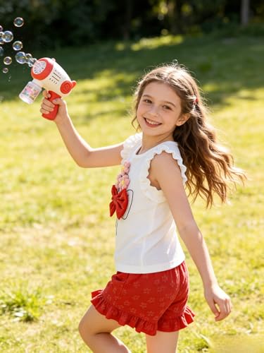 Image of Ayzozuy Kid Girl Clothes Shorts Set 2 Piece Outfits Summer Casual Short Sleeve Top and Shorts Set for Girls 4-7