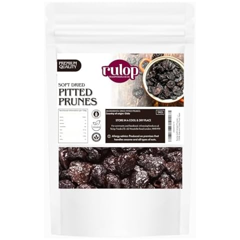 Rulop Natural Soft Dried Pitted Prunes 1kg Cover