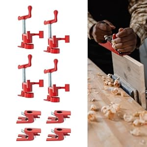 Zjhesxv yHerR88 Rohrschraubzwingen-Set 4 Stück