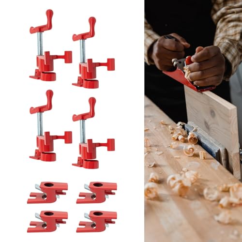 Zjhesxv yHerR88 Rohrschraubzwingen-Set 4 Stück