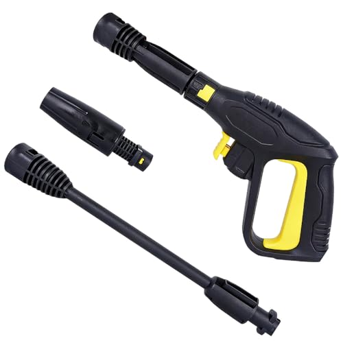 Replacement Pressure Washer Gun High Pressure Washer Gun Pressure Washer Long Gun with Wand and Spray Nozzle Suitable for Karcher K2-K7 for Car Washer Cleaning Tool