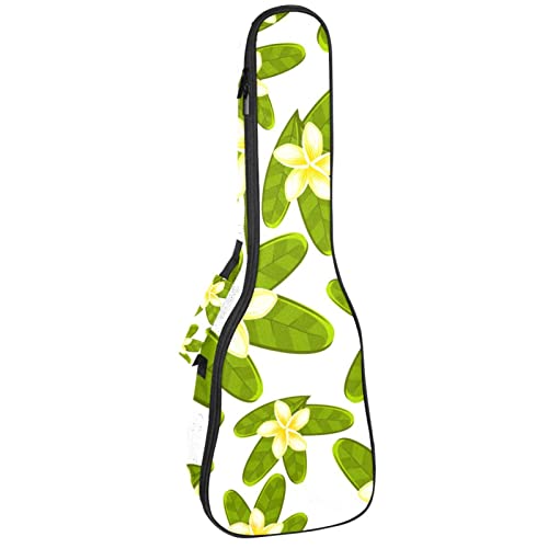 Sac à dos pour ukulélé de concert et soprano avec rembourrage 10mm motif tropical