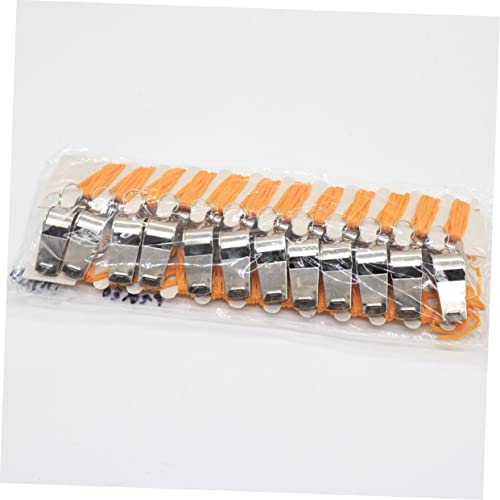 12 silbatos de metal de acero para deportes y fiestas miniatura 2
