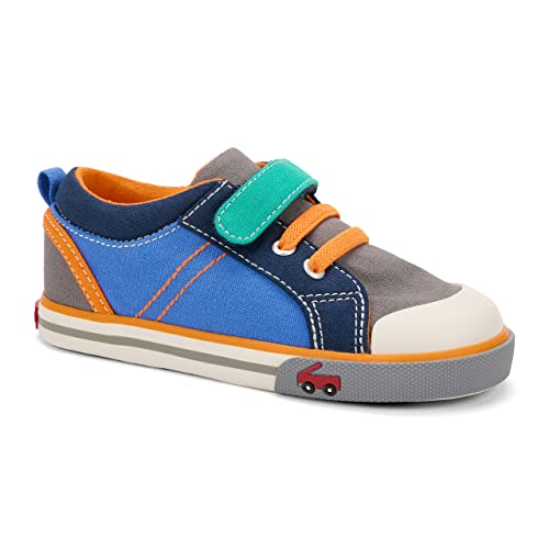 See Kai Run - Tanner Sneaker for Little Kids, Multi, Toddler 4