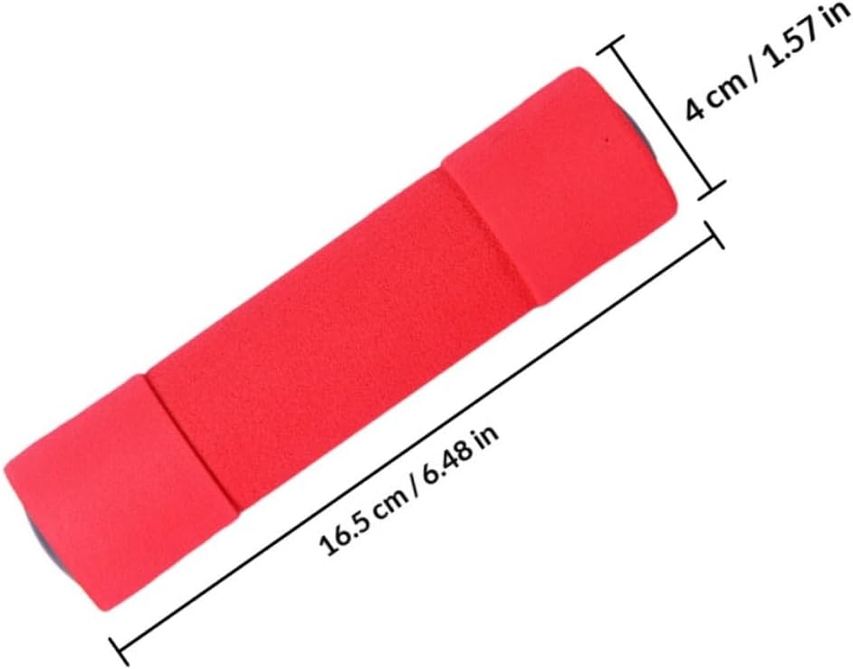 Luxshiny 2pcs Women’s Dumbbells Foam Covered Hand Weights 0.5kg Small Exercise Barbells for Arm Toning at Home Fitness