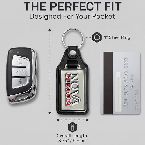 Image of Brotherhood Car Key Chain for Nova - Classic Models Keychain for Men and Women Gift Key Ring