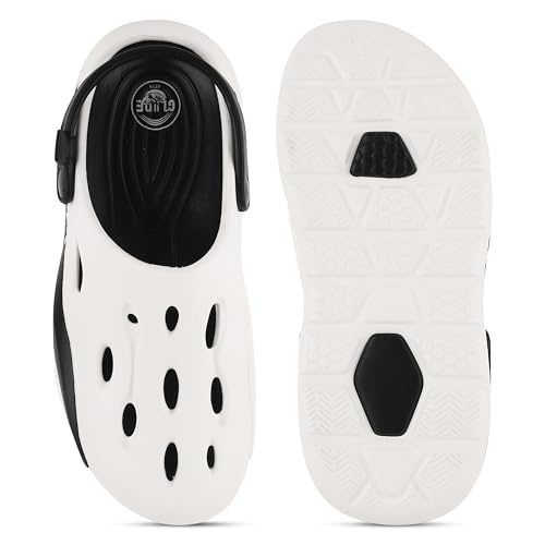 Image of BEONZA Men's Ultra Premium Classic Casual Clogs /Sandals with Adjustable Back Strap for Adults | Comfortable & Light Weight | Stylish & Anti-Skid | Waterproof & Daily Mules for Gents /Boys