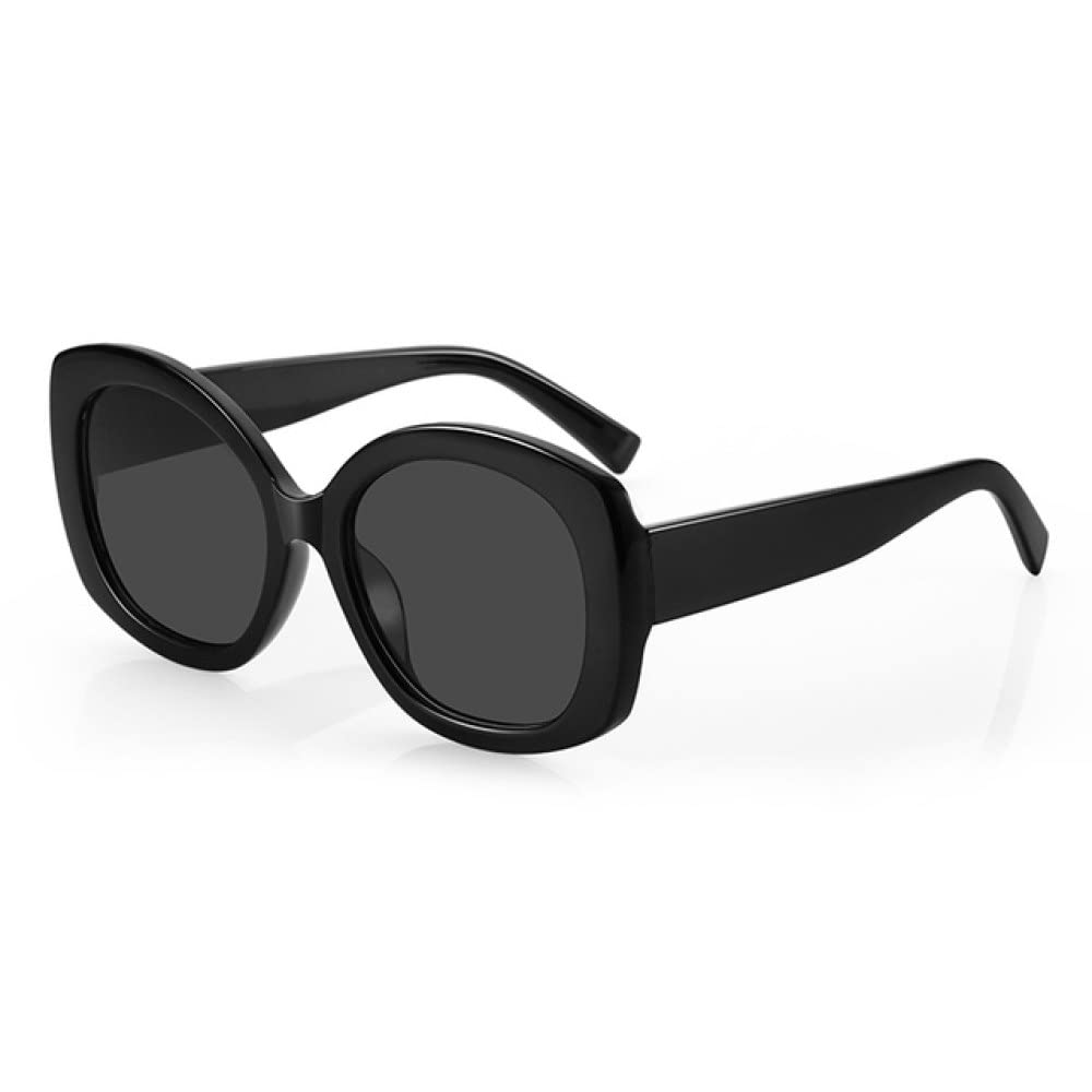 Damen-Sonnenbrille mit UV400-Schutz, ultraleichte, übergroße Sonnenbrille zum Fahren, Retro-Sonnenbrille