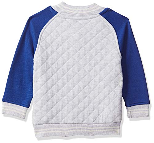 Image of miniklub Boys Navy Blue Solid Padded Jacket