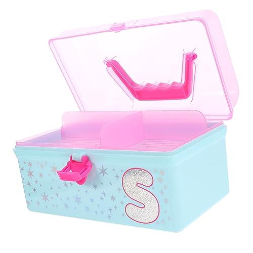 BIUDECO Children's Room Toy Storage Toys Organizer Handheld Lidded Box Cartoon Organizer Style