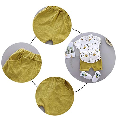 Camiseta para bebês 1-4 anos desenho de verão roupas para meninos conjunto de roupas infantis + shor