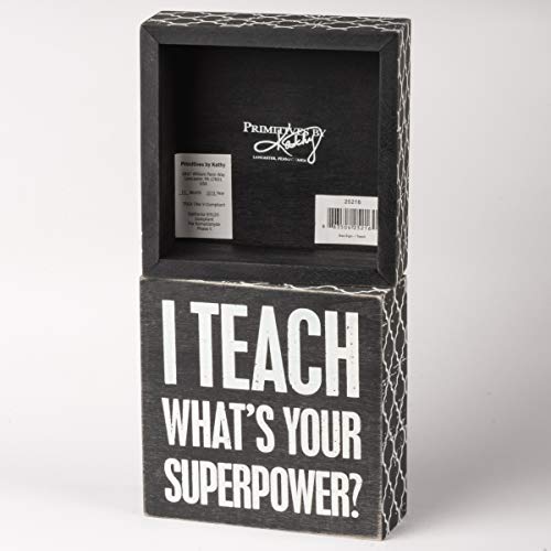 Primitives-by-Kathy-25216-Lattice-Trimmed-Box-Sign-I-Teach Primitives by Kathy 25216 Lattice Trimmed Box Sign I Teach