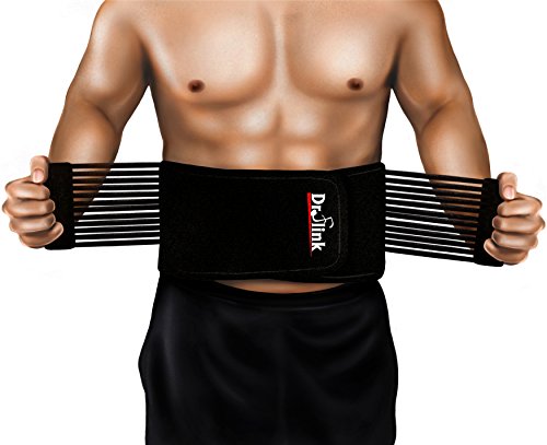 Lower Back Brace Lumbar Support Belt – Protects & Relieves Back Pain with Dual Adjustable Straps & Breathable Mesh Panels - Super Waist Support & Brace Belt (1 Size FITS Most)