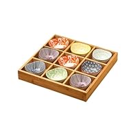 Amazon｜Sarinyお皿 小皿セット和風 小皿セット 竹トレイ 陶器 前菜皿