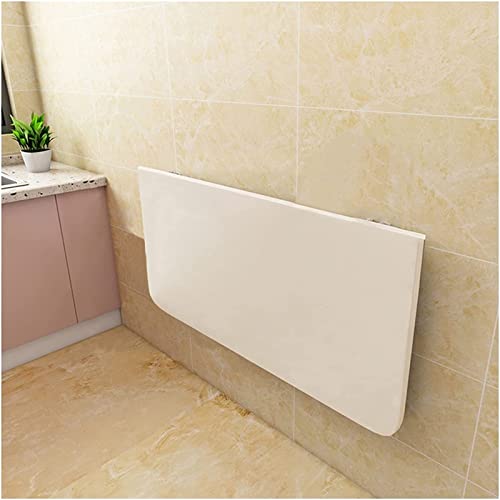 Table murale pliante avec étagère de rangement intégrée - 2