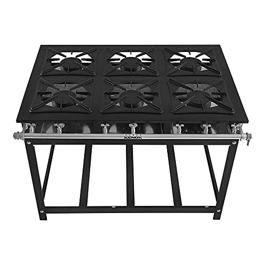 Fogão Industrial 6 Bocas Baixa Pressão Economy