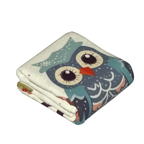 Couverture polaire douce hiboux : un cocon de chaleur pour vos proches