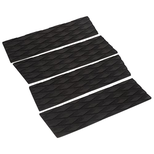 ifundom 4Pcs Surfboard Traction Pads Slip Surfing Deck Grip Mats for Skimboards Sups Water Resistant Adhesive Surf Changing Mat for Enhanced Grip Comfort