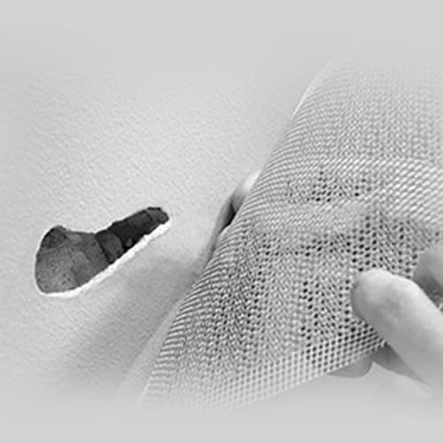 Hsthe Sea 8-teiliges Wand-Reparatur-Set, Robustes Netz-Trockenbau-Gipskarton-Reparatur-Patch-Set für Deckenlöcher (10,2 cm)