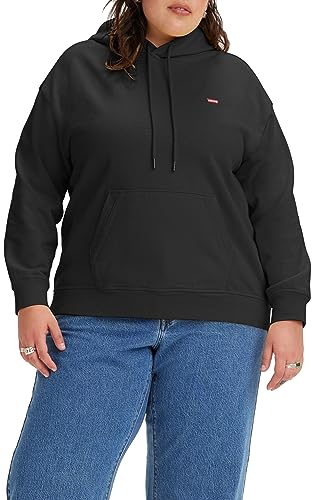 Levi's Damen Plus Size Non Graphic Standard Hoodie Sweatshirt Caviar...