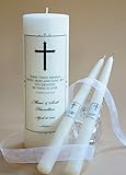Finial Cross Wedding Unity Candles